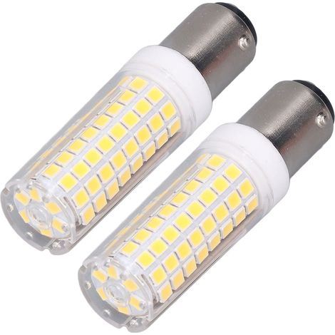 Packung mit 2 dimmbaren BA15D 10W LED-Lampen, 102 LEDs, Keramik, 100-120V Wechselstrom. (1/5)