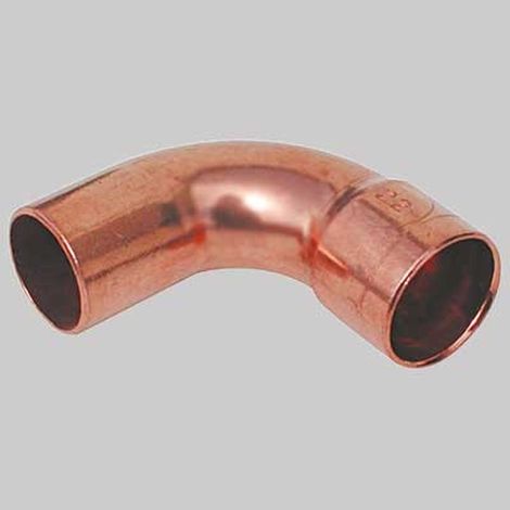 CURVA RAME 90° A SALDARE MASCHIO/FEMMINA - 14 x 14