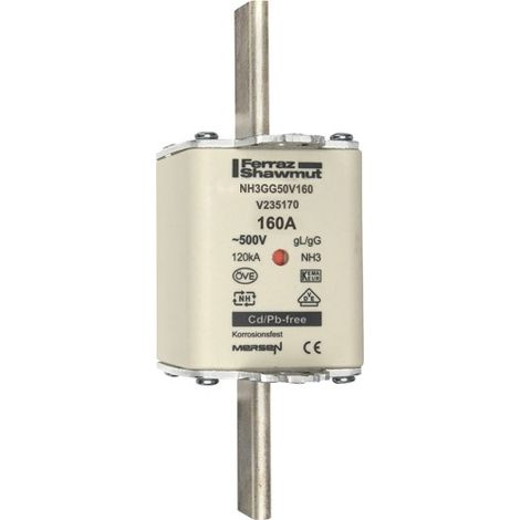 Mersen NH-Sicherungseinsatz SF Gr.3 gG 160A/500V KM NH3GG50V160