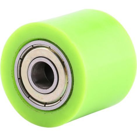 Lot de 2 Galets Tendeurs de Chaîne 8mm pour Moto Street Bike ATV - Roue Guide Tension Verte (1/2)