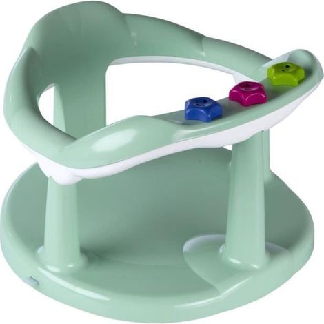 Anneau de bain enfant THERMOBABY AQUABABY Vert céladon - Jouet bleu - Fabriqué en France (1/5)