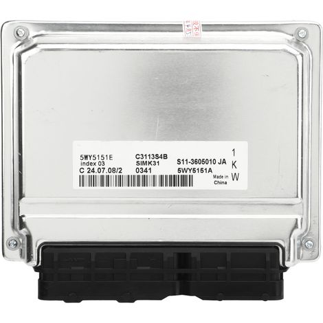 Pannello di controllo computer motore S11 3605010JA ECU ECM, modulo di controllo elettronico, scheda unitaria per Trooper Chery 1100CC SQR472. (1/5)