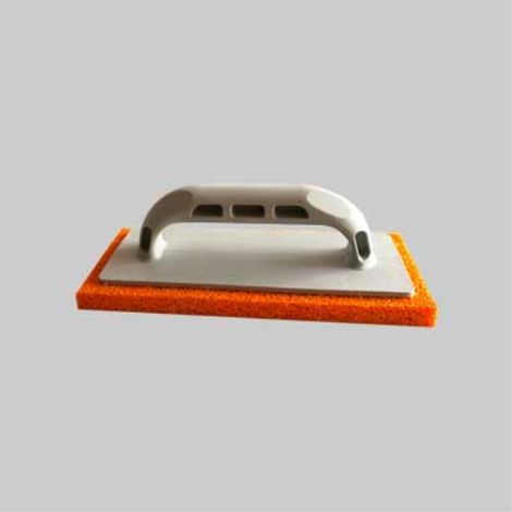 Frattone in gommaspugna antiurto 24 24x10 cm - spessore 14 mm - arancio (morbida) MADE IN ITALY