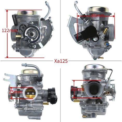 Der XA125 ist kompatibel mit Yamaha Cygnus Alpha Fascino Ray (z 113) XC115B Vergasern. (1/4)