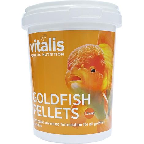Mangime in pellet per pesci rossi Vitalis S 1.5MM 260G 520ML