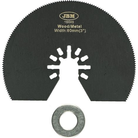HOJA DE SIERRA SEMICIRCULAR BI-METAL 80MM (PARA REF.60041) JBM 15685 (1/4)