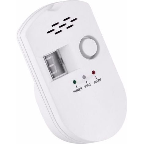 Détecteur de gaz LPG City Gaz Naturel méthane Propane Butane Alarme enfichable avec Affichage numérique pour la Maison (1/5)