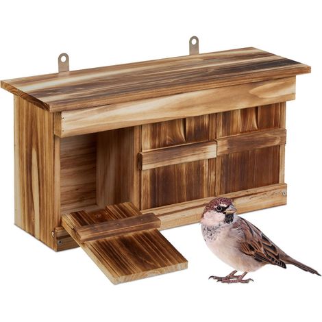 Caja nido para gorriones