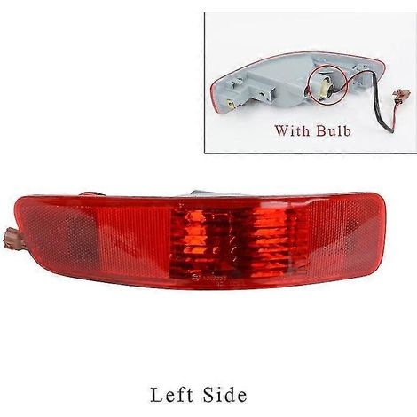 Nebelscheinwerfer hinten für Mitsubishi Outlander 2007 2008 2009 2010 2011 2012 2013 (mit Glühbirne)