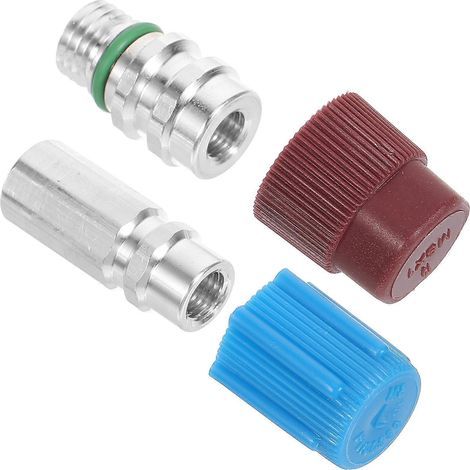Adapterpaar für Kältemittelschlauch, Klimaanlagenschlauchanschluss, Anschlussadapter – 3,5 x 1,5 cm (1/4)