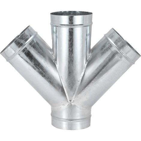 5 Pouces 4 Voies Raccord De Conduit Diviseur De Conduit D'Air (1/5)