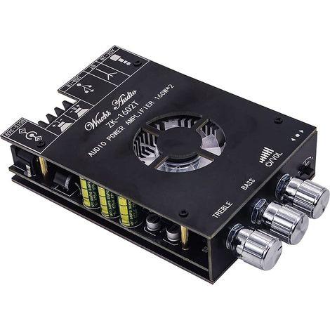 2 amplificateurs stéréo TDA7498E 160 W pour caisson de basses compatible Bluetooth 2.0 canaux Classe D