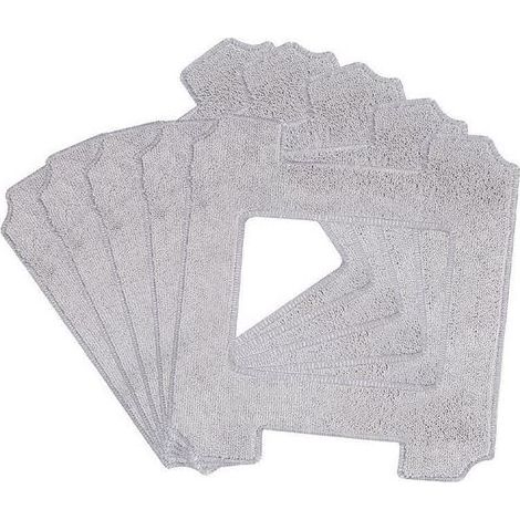 Lot de 6 tampons de nettoyage，Chiffon de nettoyage en microfibre lavable，pour robots de nettoyage de vitres Ecovacs Winbot W1 / W1 Pro / W2 / W2 Omni - Pour robot nettoyeur de vitre (1/5)