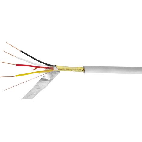 VOKA Kabelwerk JYSTY4X2X08 Telefonkabel J-Y(ST)Y 4 x 2 x 0.8 mm Kieselgrau (RAL 7032) 100 m
