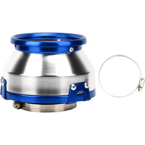 Kit de Nettoyage de Filtre D'admission D'air Froid Sb Kit de Nettoyage de Filtre D'admission D'air Froid Sb Filtre à Air 76mm3in Filtre à Air modifié Moteur de Voiture Prise D'air (Bleu). (1/5)