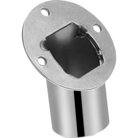 Support de barre de douche triangulaire à fixation inclinée, 6,6 x 5,2 x 2,6 cm, support réglable pour salle de bain (1/5)