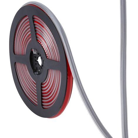 Bande de Calfeutrage Autocollante Gainsboro 5mx8mmx4.5mm Imperméable Facile à Coller. Rouleau de Ruban Adhésif pour Joints de Carrelage d'angle de Salle de Bain Lavabo WC Baignoire Mur (1/5)