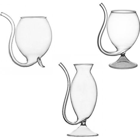 4 verres à vin transparents 250 ml, coupe à vin en verre (1/5)