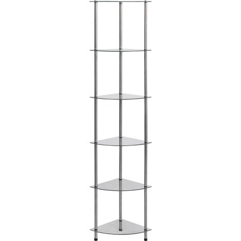Maison Exclusive - Regal mit 6 Ablagen Transparent 30x30x160 cm H