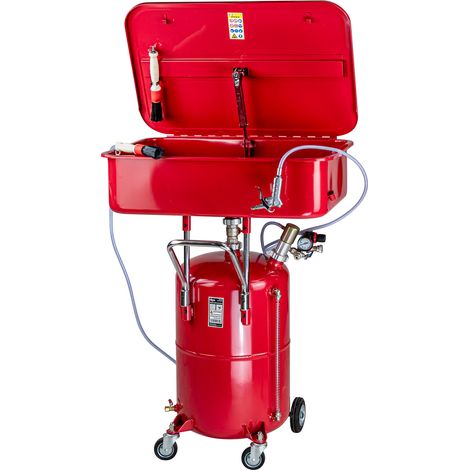 Teilewaschgerät Teilereiniger Teilereinigungsgerät Teilewascher fahrbar 65 Liter (1/5)