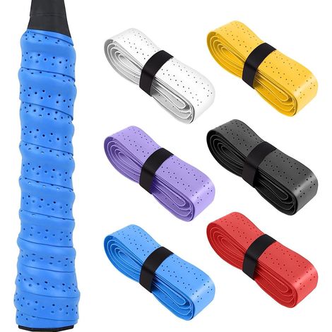 Grip De Raquette De Tennis (6/15 Grips) Surgrip Pour Raquette De Tennis Ruban De Raquette Grip Pu Raquette Grip Bande Ruban Antidérapant Séchage Rapide Anti Slip Absorbante Racket Grip-3 6pc-C- (1/5)