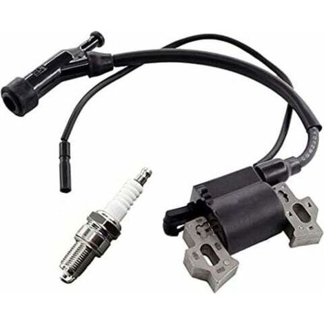 Kit bobine d'allumage et bougie d'allumage pour groupe électrogène Berlan BSTE3000 2800W, démarrage fiable et efficace, compatible Scheppach SG3000 Crezuo (1/4)