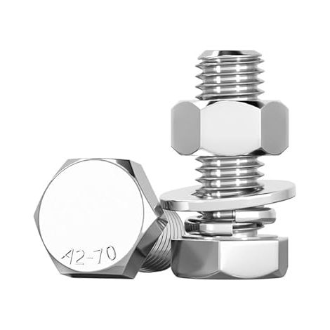 15 Sechskantschrauben M6 x 10 mm aus Edelstahl 304 (1/3)