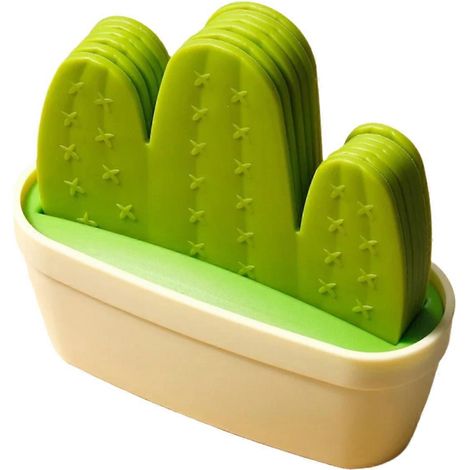 Kaktus-Untersetzer-Set, Isoliermatte, origineller Untersetzer, geeignet für (1/5)