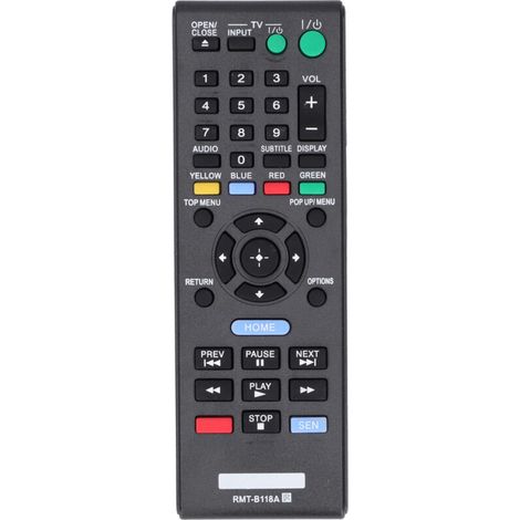 Schwarze Fernbedienung für Sony Blu-ray/DVD-Player BDP-BX18, BDP-S185, BDP-BX3100 und BDP-BX39 (1/5)