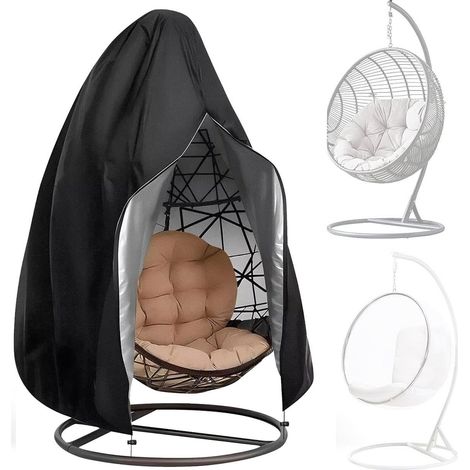 Housse de Fauteuil Oeuf Suspendu, Bache de Protection Imperméable (1/5)