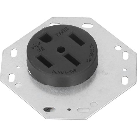 Prise industrielle NEMA L14‑50R 50A 125/250V - Connecteur droit pour applications lourdes (1/5)
