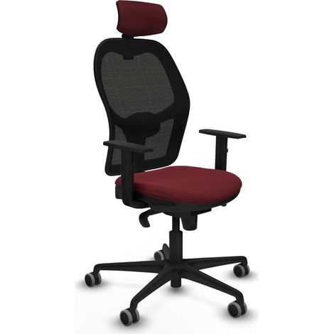 Piqueras y Crespo Jorquera Silla de oficina granate cómoda