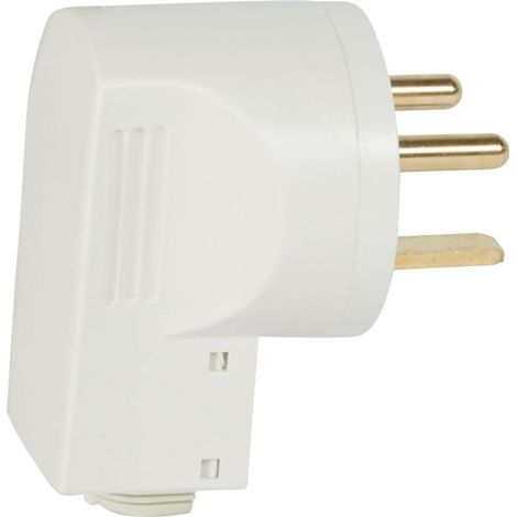 Legrand 055152 Plug - 20 A - 2P+E - plastic - with cable clamp - side outlet - ivory