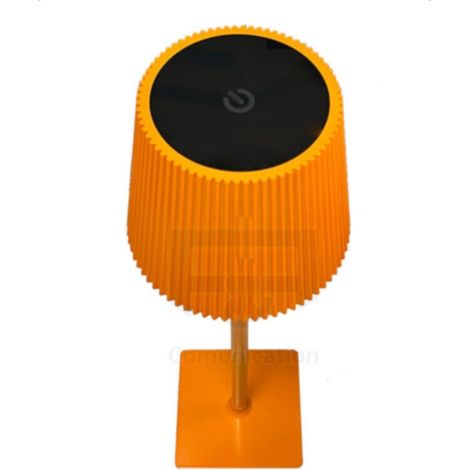 LAMPADA TAVOLO TOUCH LED MODERNA RICARICABILE BAR HOTEL RISTORANTE ARANCIONE G02