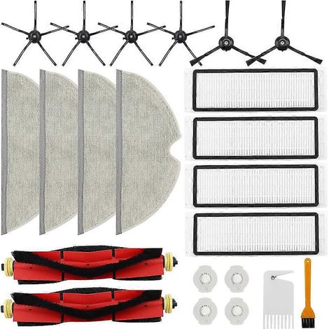 Packung mit 22 Ersatzteilen für die Staubsauger Roborock S6 Pure, S6, E4, S4 Max, S6 MaxV, S5, S5 Max, S4, E20, E25, E35 und S50 sowie für den Staubsauger Xiaomi Mijia. (1/5)
