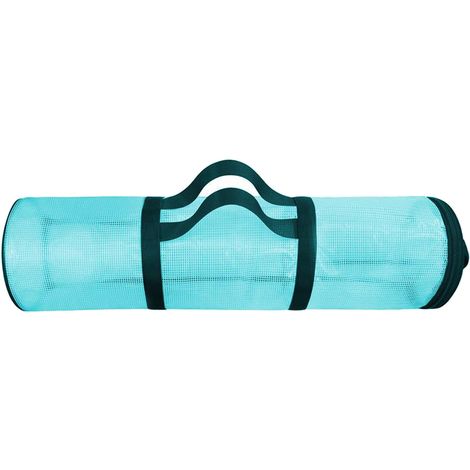 Sac de rangement pour papier cadeau de Noël (bleu transparent, 80 x 15 cm), pochette de rangement imperméable (80 x 15 cm). Matière : PVC. (1/2)