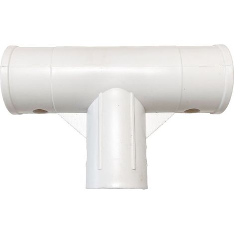 Raccord en T de grande taille pour structure de piscine hors sol, adaptateur de remplacement à 3 voies pour piscine de 4,5 x 2,2 m, réparation de structure de piscine extérieure. (1/4)