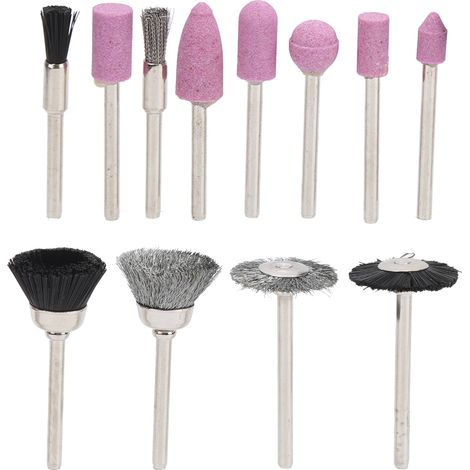 Lot de 4 Brosses Métalliques pour Bois, Meules de Polissage Nylon, Embouts de Découpe, Accessoires de Quincaillerie pour Outils Rotatifs (1/5)