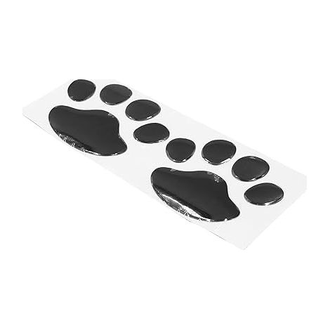 Lntyq Auto Auto 2 stücke Aufkleber Bär Katze Hund Zahlen Muster 3D Reflektierende Aufkleber (1/5)