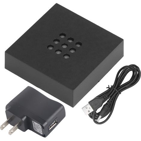 Socle lumineux LED RGB à gradient, petit présentoir USB pour bouteille de vin, bijoux et artisanat. (1/5)