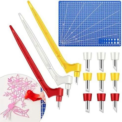 Ensemble d'outils de découpe pour loisirs créatifs, outil de découpe gyroscopique rotatif à 360° C (1/5)