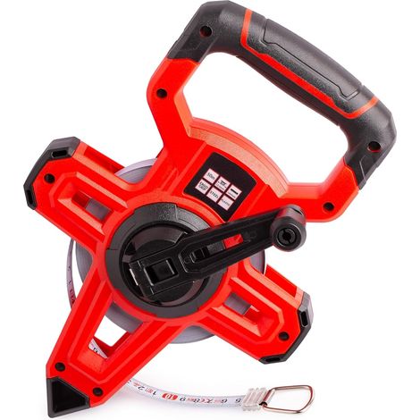 Mètre ruban ouvert - 50m x 12,5mm - Acier - Précision II - Boîtier ABS - Poignée ergonomique - TPR - Ultra-mince 0,14mm (1/5)