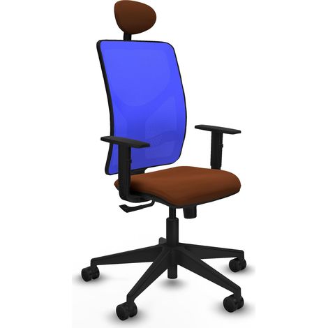 Chaise de bureau piqueras y crespo Motilla noir mousse haute densité (1/2)