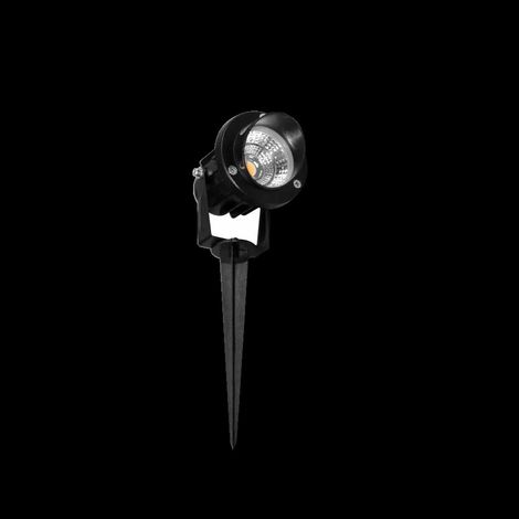 Projecteur Led Extérieur Beneito & Faure Fade 5, 2200K, Angle De Diffusion Orientable À 45°, Finition Aluminium Noir Mat, Pour Éclairage De Façade (1/5)