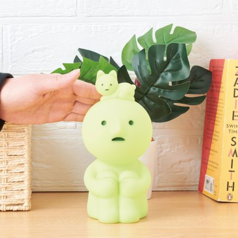 Veilleuse tactile silicone 17 cm – Luminosité réglable – Autonomie jusqu'à 32 heures – Charge rapide micro USB