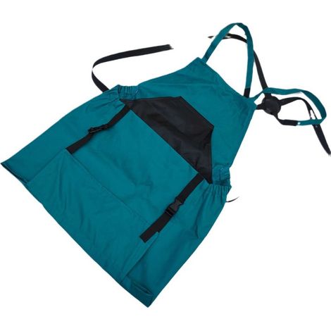 Tablier de récolte sac en toile pour la cueillette des fruits - Tablier de récolte ajustable et de grande capacité avec ouverture inférieure et doubles clips pour les jardiniers (1/5)