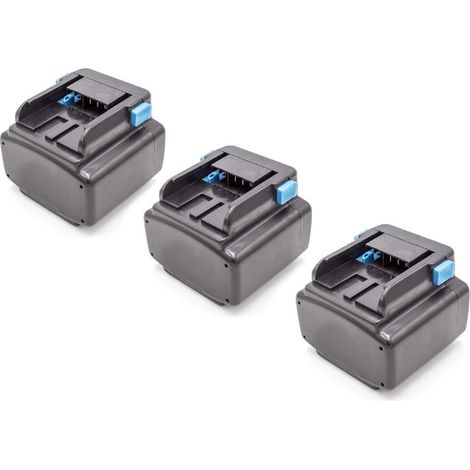 vhbw 3x batería reemplaza Hitachi HH2414, EB 2420, EB 2430HA, EB 2430R, EB 2433X, 319-807, 319-805 para herramienta (1500 mAh, NiMH, 24 V)