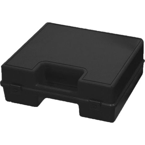 Maleta porta herramientas de plástico negro 325X460X120mm 325X460X120mm