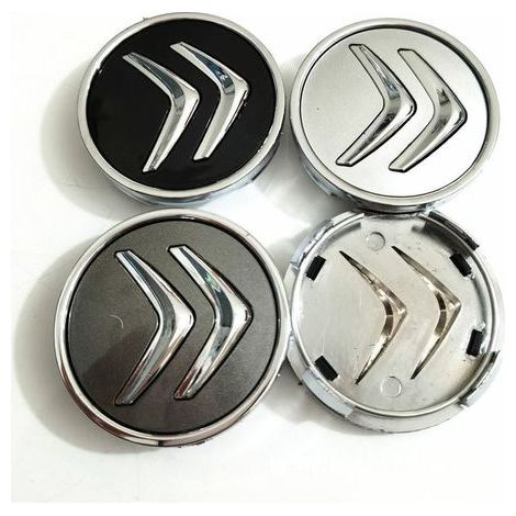 Cache-Moyeu - 60 mm - Pour Jantes Automobile - ABS - Protection Moyeu Roue - 4 Pièces (1/5)