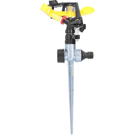 Tête d'arrosage rotative 360° ajustable pour système d'irrigation de pelouse et jardin (1/5)